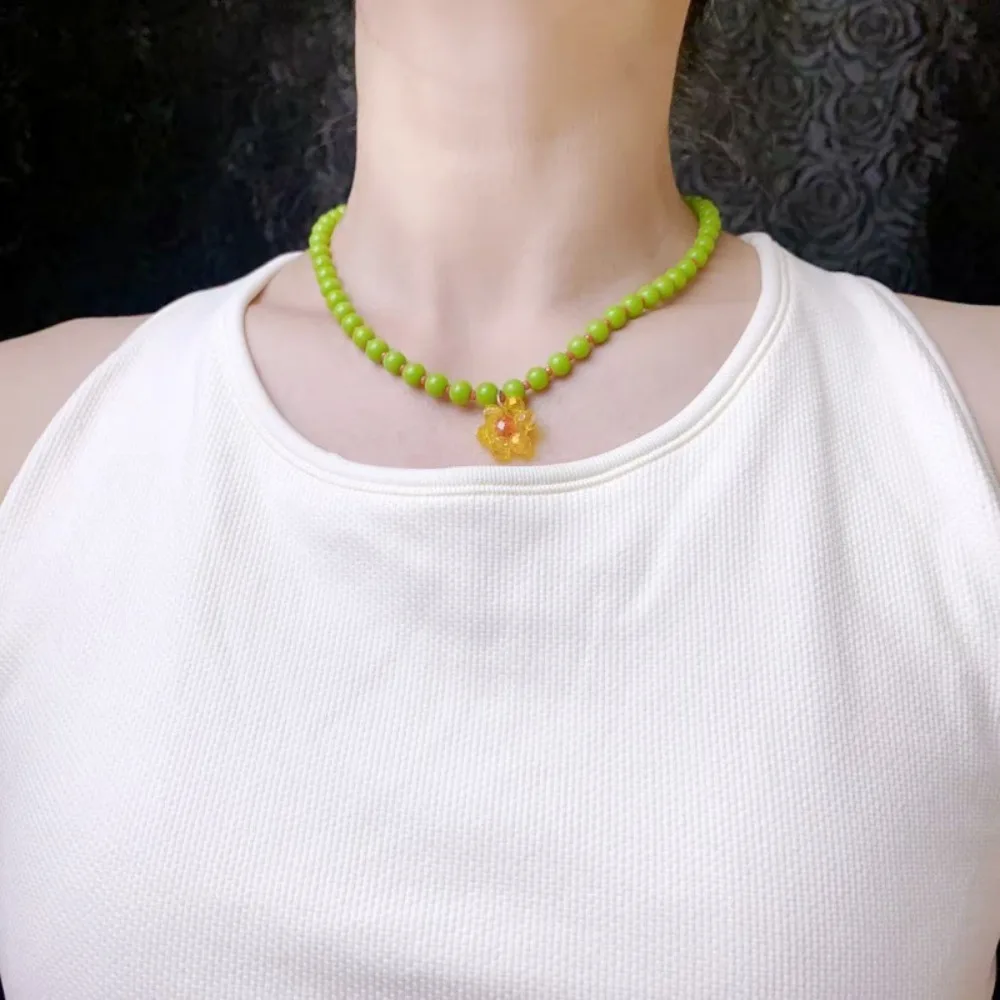 Lovely Jewelry Gift Flowers Beaded Necklace Daisy Flowers Ornaments Bohemian Choker Pendant Y2K Clavicle Necklace Female
Lovely Jewelry Gift Flowers Beaded Necklace Daisy Flowers Ornaments Bohemian Choker Pendant Y2K Clavicle Necklace Female