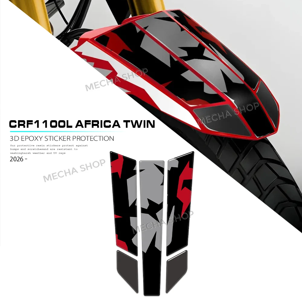 Motorcycle Accessories Resin Decal Kit Upper Fender Stickers for Africa Twin CRF 1100 L 2026
Motorcycle Accessories Resin Decal Kit Upper Fender Stickers for Africa Twin CRF 1100 L 2026