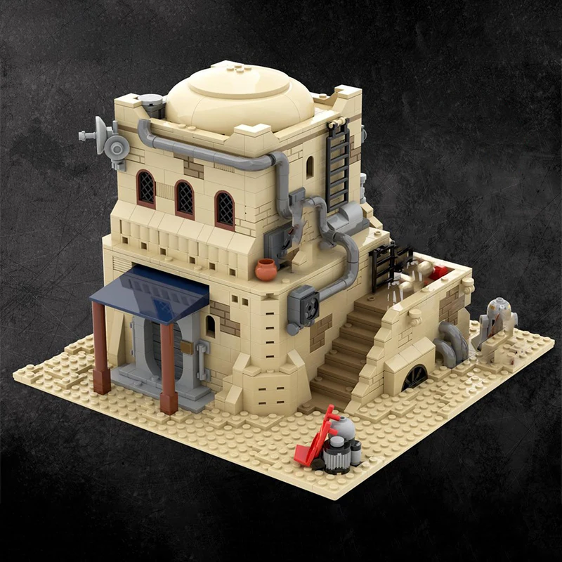 962PCS Star Battle SW Tatooine Mos Eisley Desert House #3 Modular Model Moc Building Blocks Stacking Bricks Creative
962PCS Star Battle SW Tatooine Mos Eisley Desert House #3 Modular Model Moc Building Blocks Stacking Bricks Creative