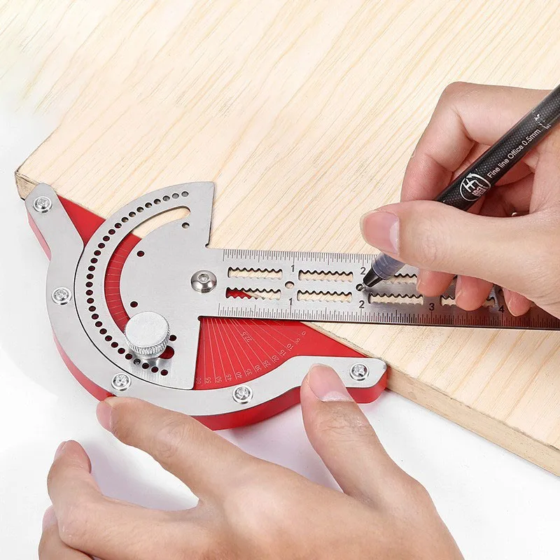 Квадрат из нержавеющей стали - высокоточный инструмент для измерения и маркировки угла, многофункциональный угловой калибр с дуговой шкалой, линейка «сделай сам»
Квадрат из нержавеющей стали - высокоточный инструмент для измерения и маркировки угла, многофункциональный угловой калибр с дуговой шкалой, линейка «сделай сам»