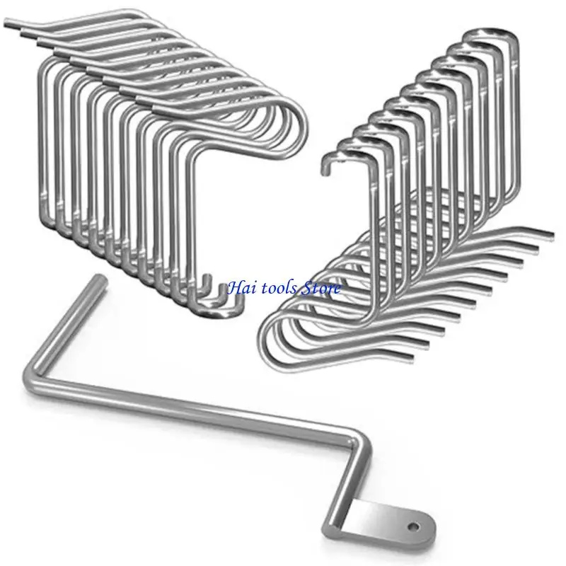 X37E 20/30/40Pcs Reusable Fence Wire Tightener Tool Zinc Coated Metal Clamps With Handle For Orchards Ranch Fencing
X37E 20/30/40Pcs Reusable Fence Wire Tightener Tool Zinc Coated Metal Clamps With Handle For Orchards Ranch Fencing