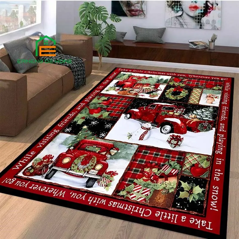 Christmas Santa Truck Rug for Bedroom Living Room Carpet for Kitchen Floor Mats Home Decor Non-Slip Floor Pad Rug 15 Sizes
Christmas Santa Truck Rug for Bedroom Living Room Carpet for Kitchen Floor Mats Home Decor Non-Slip Floor Pad Rug 15 Sizes