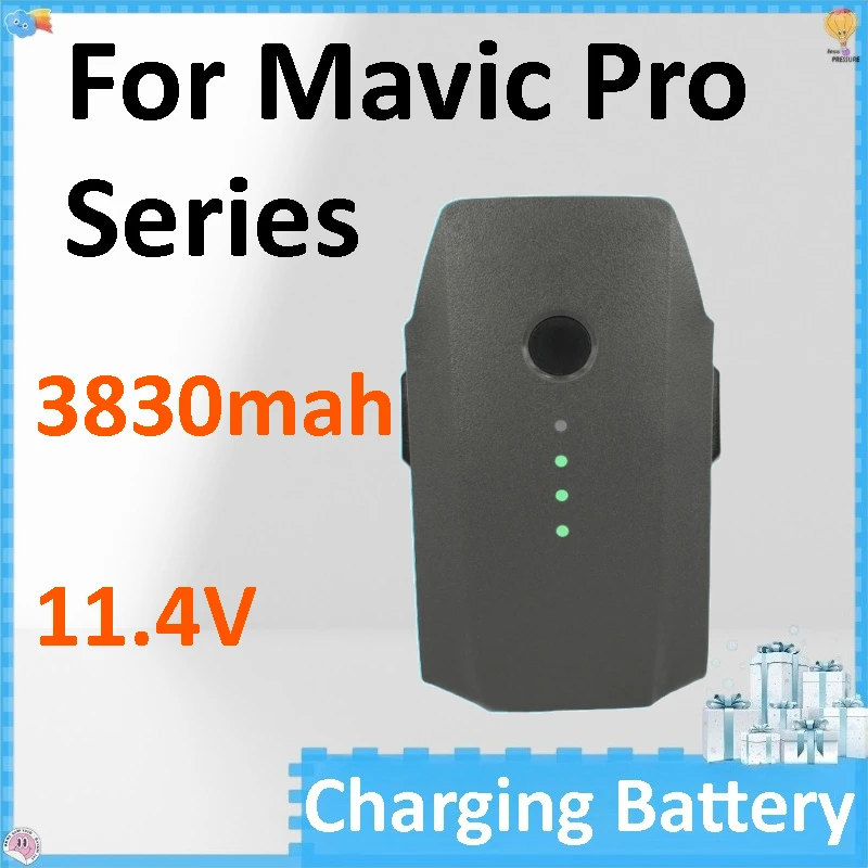 3830mAh 11.4V for Mavic Pro Flight Time of 27 Minutes Compatible with Mavic Pro Series Intelligent Flight Battery Accessories
3830mAh 11.4V for Mavic Pro Flight Time of 27 Minutes Compatible with Mavic Pro Series Intelligent Flight Battery Accessories