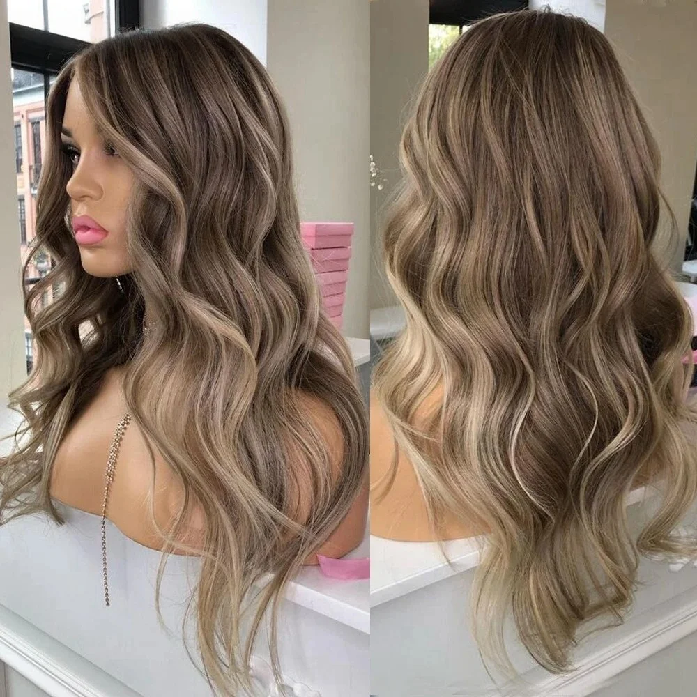 Highlight Ombre Chestnut Brown 13x4 HD Body Wave Lace Front Wig Synthetic High Quality Pre Plucked Glueless On Clearance Sale
Highlight Ombre Chestnut Brown 13x4 HD Body Wave Lace Front Wig Synthetic High Quality Pre Plucked Glueless On Clearance Sale