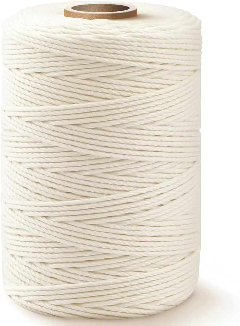 600 Feet 2mm Natural Cotton Butcher Twine, Food Safe for Cooking, Baking, Roasting, Crafts, Gardening, Gift Wrapping
600 Feet 2mm Natural Cotton Butcher Twine, Food Safe for Cooking, Baking, Roasting, Crafts, Gardening, Gift Wrapping