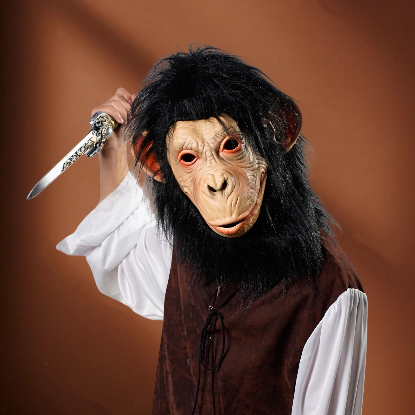 Realistic Orangutan Mask for Holiday Party Halloween Horreur Dress Up Props Cosplay Masquerade Scary Mask
Realistic Orangutan Mask for Holiday Party Halloween Horreur Dress Up Props Cosplay Masquerade Scary Mask