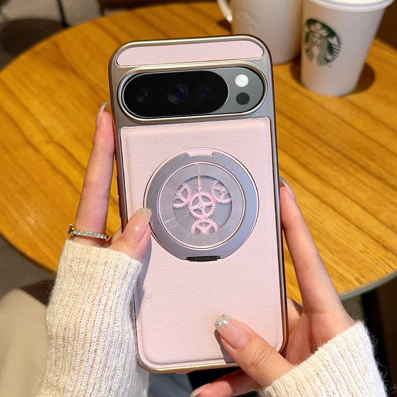 For Google Pixel 10 10 Pro 10 Pro XL phone case, electroplated leather, with rotating gear stand, high aesthetic value
For Google Pixel 10 10 Pro 10 Pro XL phone case, electroplated leather, with rotating gear stand, high aesthetic value