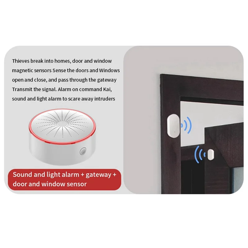 APPLIA-Tuya Умный дом Беспроводная система сигнализации Звуковая и световая сигнализация Датчик-детектор Интеллектуальный датчик с питанием от USB 
APPLIA-Tuya Умный дом Беспроводная система сигнализации Звуковая и световая сигнализация Датчик-детектор Интеллектуальный датчик с питанием от USB
