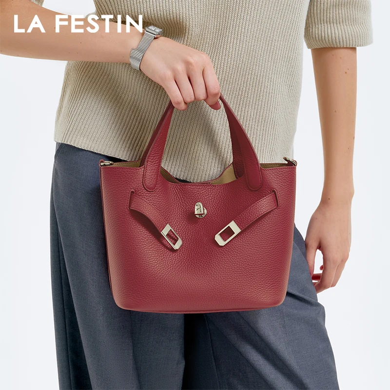 LA FESTIN Original Brand Handbag Women 2025 New Bucket Bag Female Bag Trend Shoulder Bag Autumn and Winter Bag Crossbody Bags
LA FESTIN Original Brand Handbag Women 2025 New Bucket Bag Female Bag Trend Shoulder Bag Autumn and Winter Bag Crossbody Bags