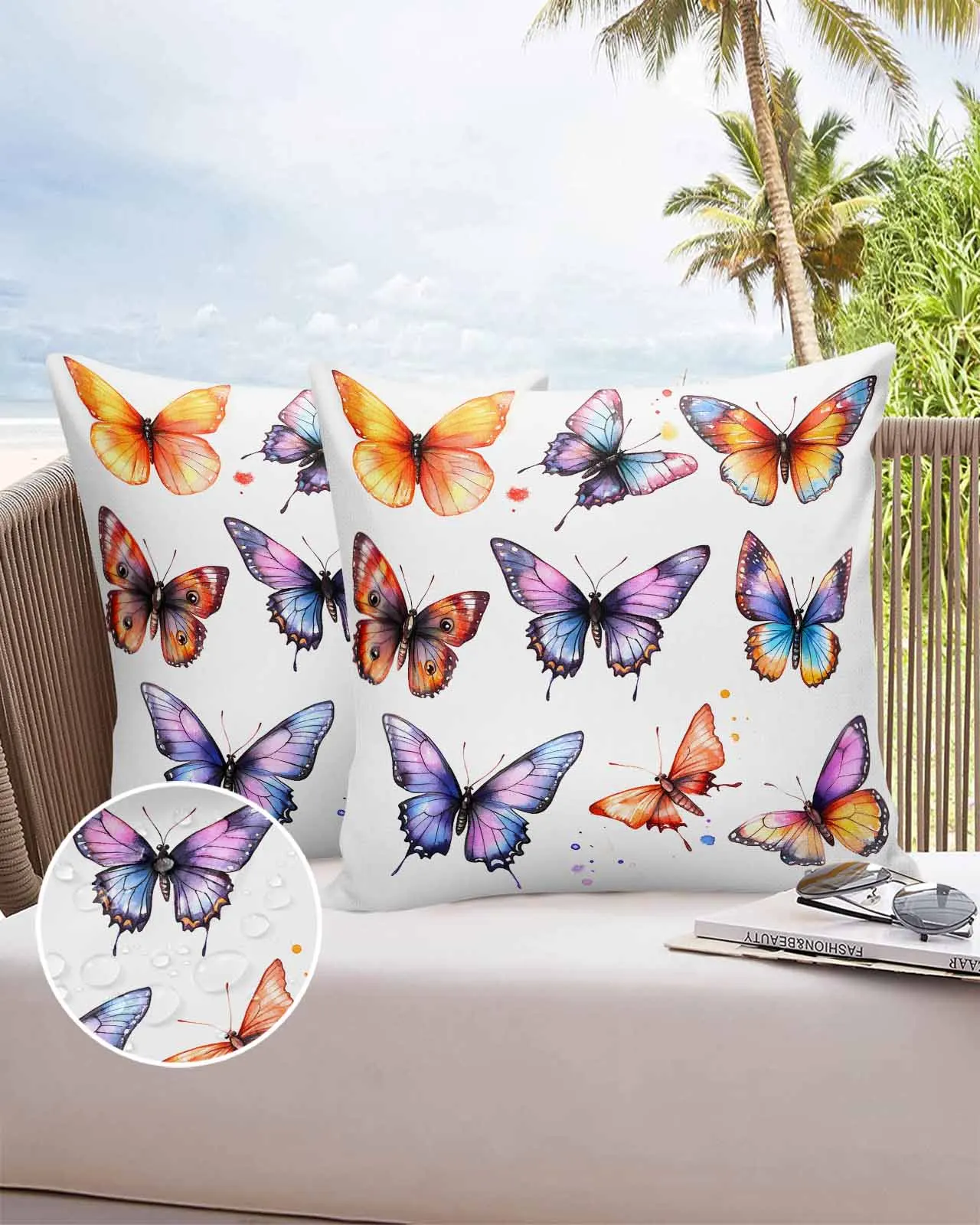 Retro Colorful Butterfly Sofa Cushion Cover Bed Pillow Cover Home Decorative Waterproof Pillow Cases
Retro Colorful Butterfly Sofa Cushion Cover Bed Pillow Cover Home Decorative Waterproof Pillow Cases