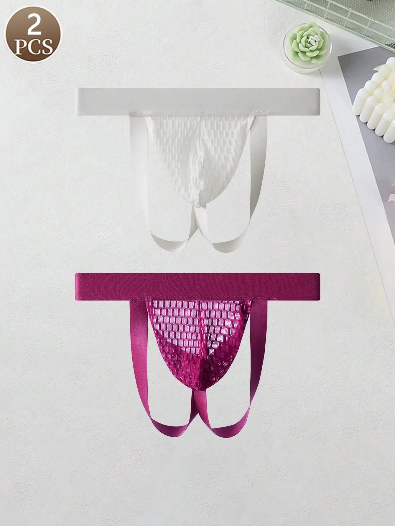 2 шт., спортивные повседневные трикотажные ткани, мягкие однотонные бесшовные мужские стринги с низкой талией
2 шт., спортивные повседневные трикотажные ткани, мягкие однотонные бесшовные мужские стринги с низкой талией