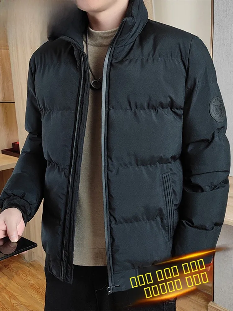 Men's Winter Thiened down Cotton Jaet Casual Collar Coat Windproof Stand Fit Long Sve Zipper Closure Color
Men's Winter Thiened down Cotton Jaet Casual Collar Coat Windproof Stand Fit Long Sve Zipper Closure Color