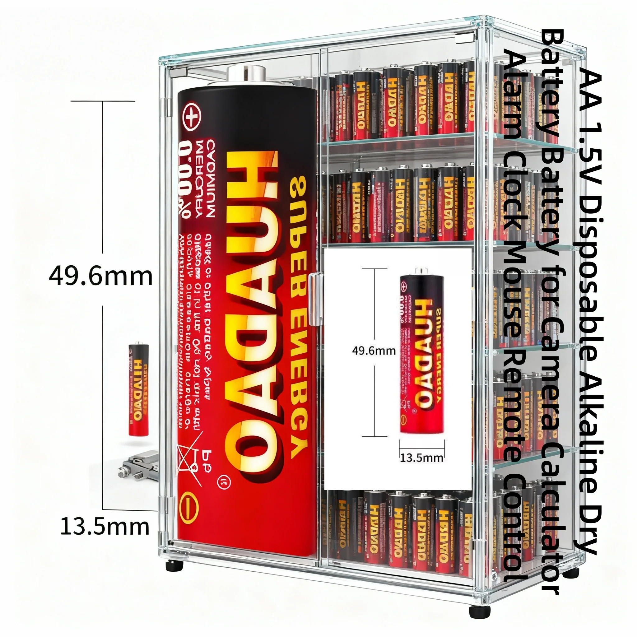 AA 1.5V Disposable Alkaline Dry Battery Battery for Camera Calculator Alarm Clock Mouse Remote Control
AA 1.5V Disposable Alkaline Dry Battery Battery for Camera Calculator Alarm Clock Mouse Remote Control