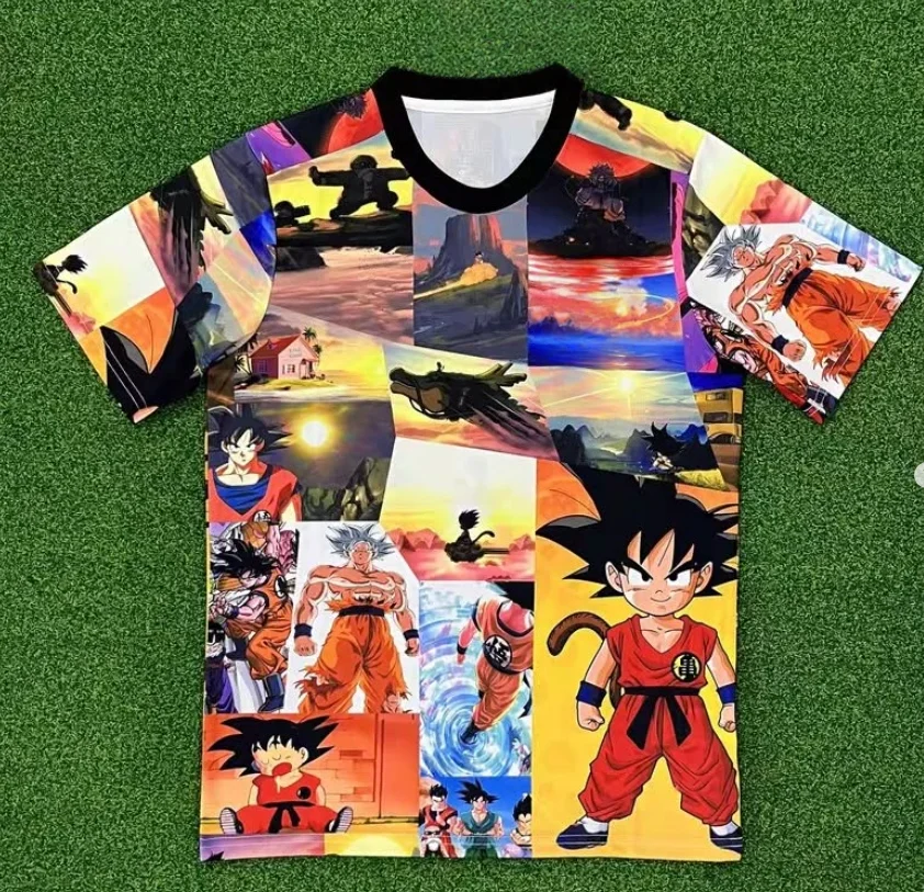 Футболка в стиле пэчворк Dragon Ball Goku All Forms, топ в стиле ретро с 3D-принтом и комиксами Childhood To Super Saiyan
Футболка в стиле пэчворк Dragon Ball Goku All Forms, топ в стиле ретро с 3D-принтом и комиксами Childhood To Super Saiyan