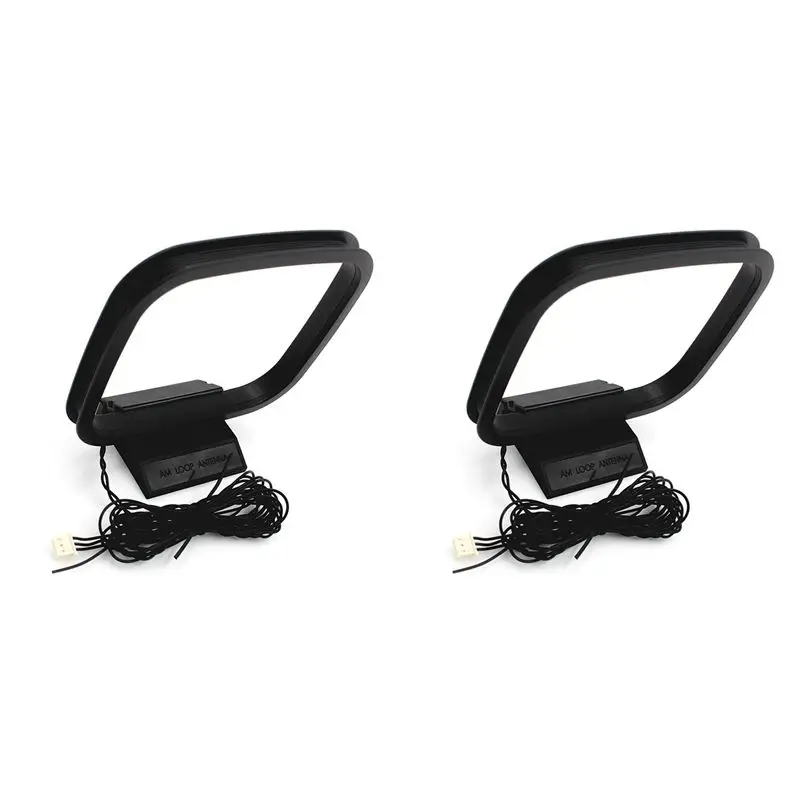 N36R-2PCS FM AM Loop Antenna For Receiver With 3-Pin Mini Connector For Sony Sharp Chaine Stereo AV Receiver Systems
N36R-2PCS FM AM Loop Antenna For Receiver With 3-Pin Mini Connector For Sony Sharp Chaine Stereo AV Receiver Systems