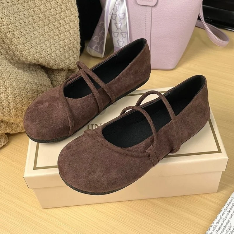 Round-toe soft leather soft-soled vintage women's loafers2026Springtime forest-style flat Mary Jane ballet shoes
Round-toe soft leather soft-soled vintage women's loafers2026Springtime forest-style flat Mary Jane ballet shoes