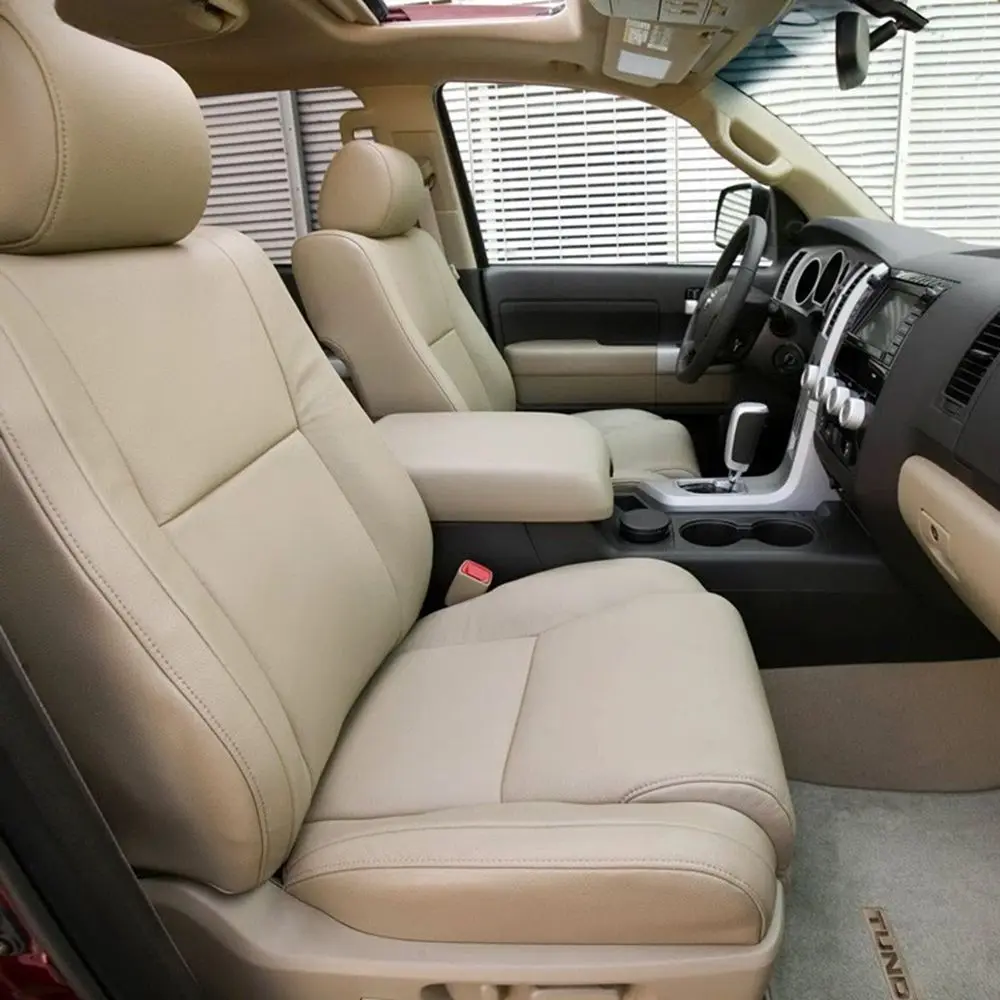Nappa Leather Custom Car Seat Covers Full Set 5 Seats Protector Accessories for Toyota Tundra CrewMax 2006-2013
Nappa Leather Custom Car Seat Covers Full Set 5 Seats Protector Accessories for Toyota Tundra CrewMax 2006-2013
