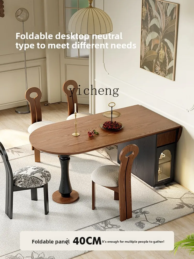 LSL Furniture French Vintage Style Island Dining Table for Home Small Apartment Foldable Solid Wood Dining Table
LSL Furniture French Vintage Style Island Dining Table for Home Small Apartment Foldable Solid Wood Dining Table