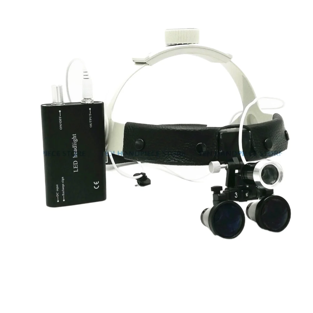 new 2.5x / 3.5 x headset Dental Loupe with LED headlight magnifier high quality adjustable angle easy use
new 2.5x / 3.5 x headset Dental Loupe with LED headlight magnifier high quality adjustable angle easy use