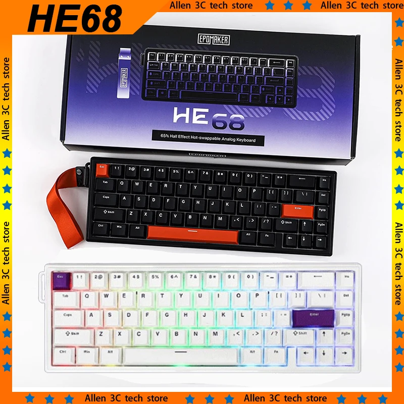 Original EPOMAKER HE68 Magnetic Switch Mechanical Keyboard Wired 8KHz RGB Gasket Office Laptop Gamer PC Gaming Keyboard Gifts
Original EPOMAKER HE68 Magnetic Switch Mechanical Keyboard Wired 8KHz RGB Gasket Office Laptop Gamer PC Gaming Keyboard Gifts