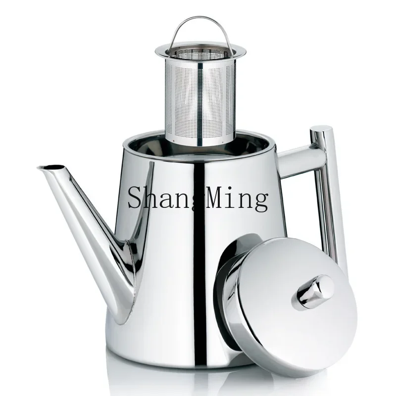 CL stainless steel flower teapot with filter screen restaurant household long mouth induction cooker teapot
CL stainless steel flower teapot with filter screen restaurant household long mouth induction cooker teapot