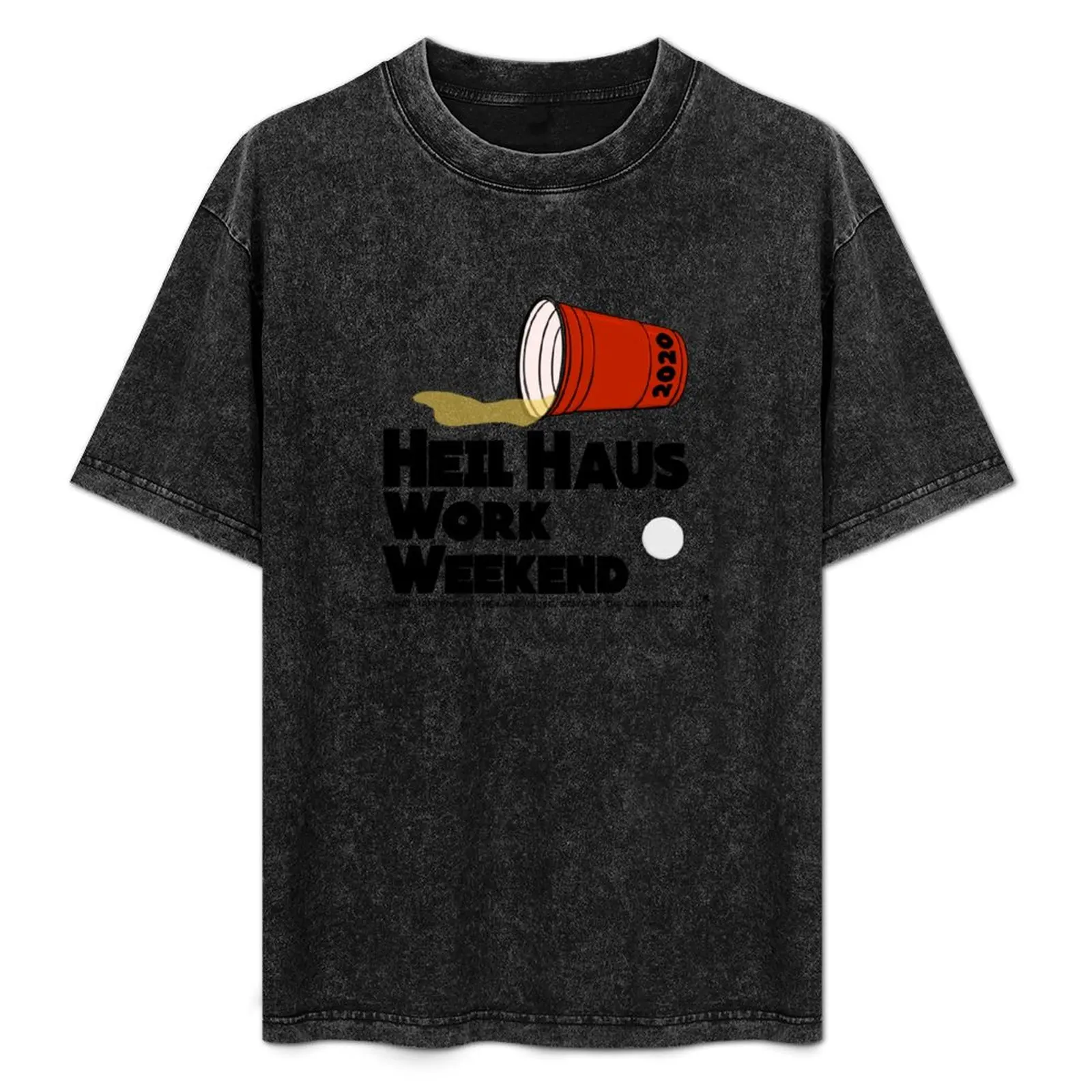 Heil Haus Work Weekend T-Shirt Basic Crew Neck Short Sleeve Top
Heil Haus Work Weekend T-Shirt Basic Crew Neck Short Sleeve Top