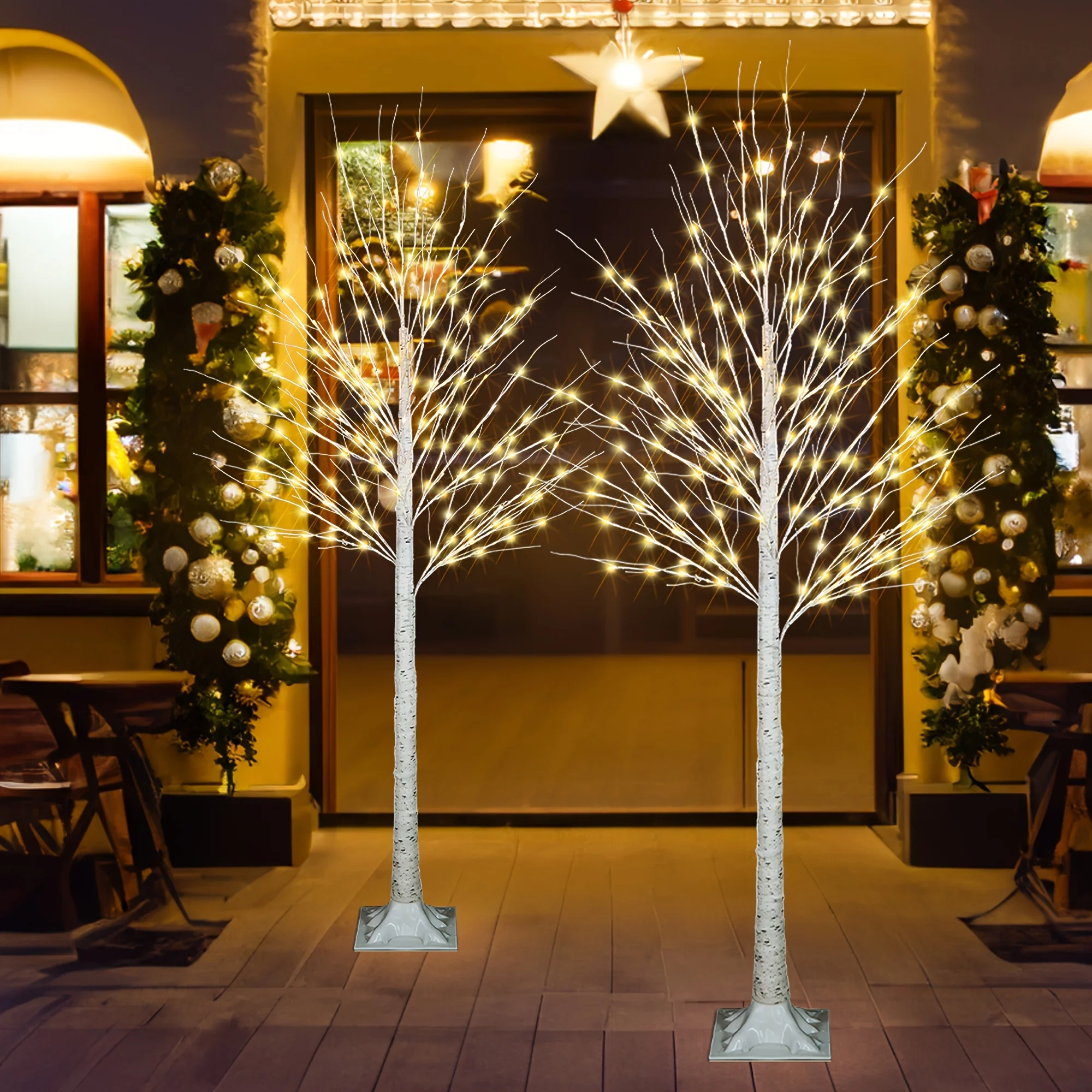2 PieceSOfBirchTree Lit By 24in Christmas Birch Tree Lamp,, Suitable for Home, Bedroom, Office, Living Room, Wedding Decoration, Used for Christmas, New Year's Day And Other Holiday Decorations.
2 PieceSOfBirchTree Lit By 24in Christmas Birch Tree Lamp,, Suitable for Home, Bedroom, Office, Living Room, Wedding Decoration, Used for Christmas, New Year's Day And Other Holiday Decorations.
