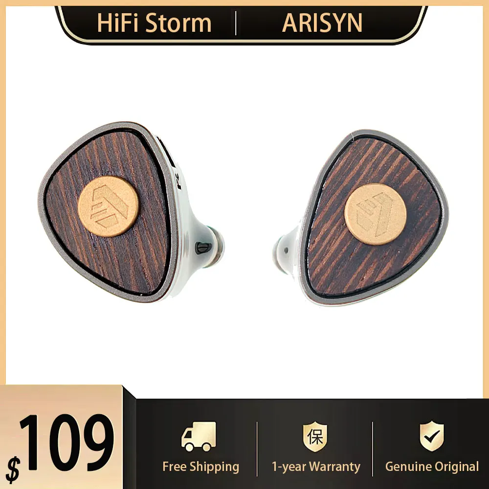 New ARISYN BAI YONG Earphone 10mm LCP Composite Diaphragm Dynamic Driver + MEMS High-Frequency Unit With HiFi Headphone Cable
New ARISYN BAI YONG Earphone 10mm LCP Composite Diaphragm Dynamic Driver + MEMS High-Frequency Unit With HiFi Headphone Cable