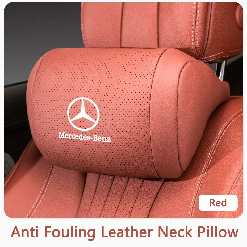 Napa Leather Car Headrest Breathable For Mercedes Benz AMG W205 W168 W213 W210 W222 CLK Auto Logo Seat Neck Pillow Head Support
Napa Leather Car Headrest Breathable For Mercedes Benz AMG W205 W168 W213 W210 W222 CLK Auto Logo Seat Neck Pillow Head Support