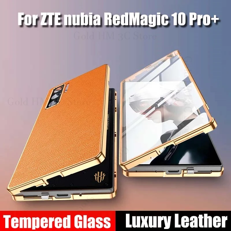 Capa For ZTE nubia Red Magic 10 Pro Plus Tempered Glass Leather Case For Red Magic 8 9Pro Plus Double Sided Magnetic Flip Cover
Capa For ZTE nubia Red Magic 10 Pro Plus Tempered Glass Leather Case For Red Magic 8 9Pro Plus Double Sided Magnetic Flip Cover