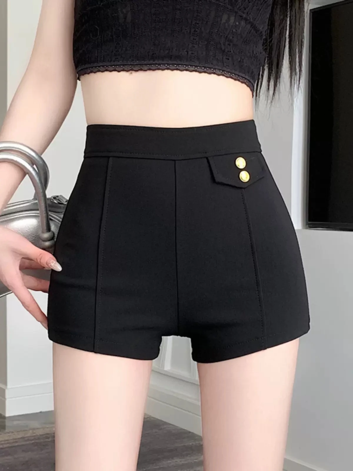 High Waist Elastic Casual Shorts Women's Summer Fashionable Versatile Outdoor Wear Hot Pants Korean Style Commute Wind Thin M...
High Waist Elastic Casual Shorts Women's Summer Fashionable Versatile Outdoor Wear Hot Pants Korean Style Commute Wind Thin M...