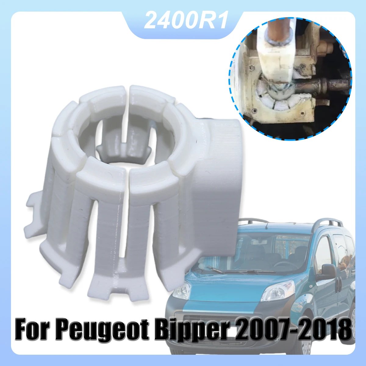 2400R1 Gear Linkage Selector Bush Shift Lever Bearing Shell Repair Sleeve Kit For Peugeot Bipper 2007 2008 2009 2010 2011-2018
2400R1 Gear Linkage Selector Bush Shift Lever Bearing Shell Repair Sleeve Kit For Peugeot Bipper 2007 2008 2009 2010 2011-2018