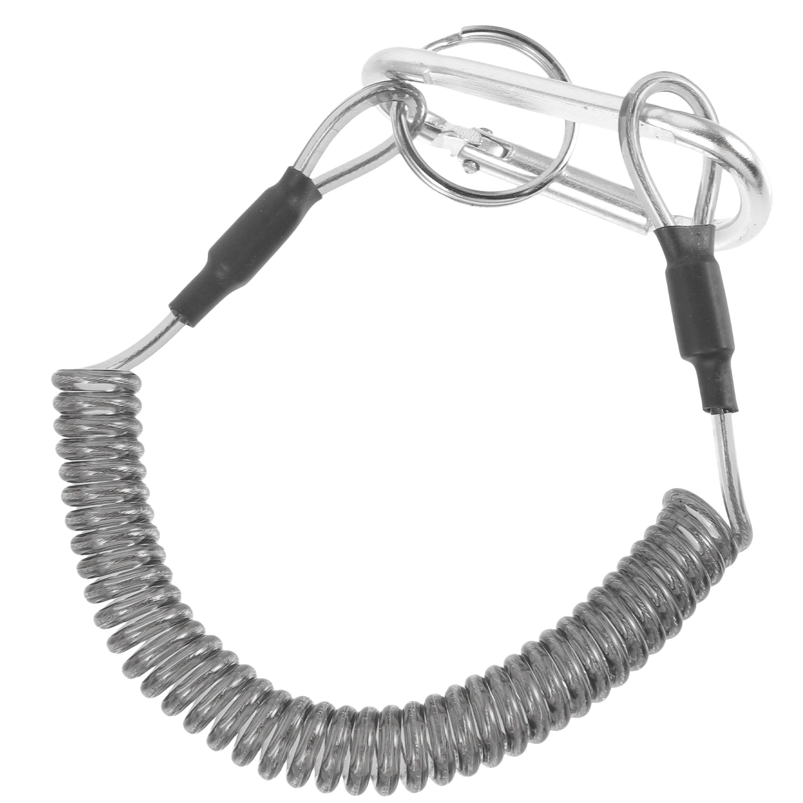 Fishing Lanyard 3# Silver Coiled Steel Wire Retractable Tool Lanyards Safety Rope Heavy Duty Fishing Gear Outdoor Spring
Fishing Lanyard 3# Silver Coiled Steel Wire Retractable Tool Lanyards Safety Rope Heavy Duty Fishing Gear Outdoor Spring