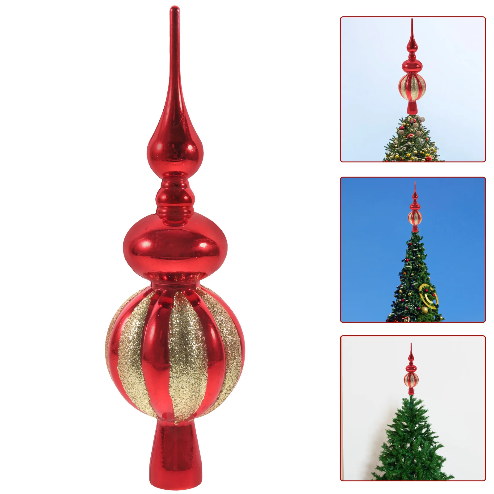 Spherical Plastic Christmas Tree Topper Lightweight Xmas Treetop Ornament Christmas Tree Decoration Party Supplies
Spherical Plastic Christmas Tree Topper Lightweight Xmas Treetop Ornament Christmas Tree Decoration Party Supplies