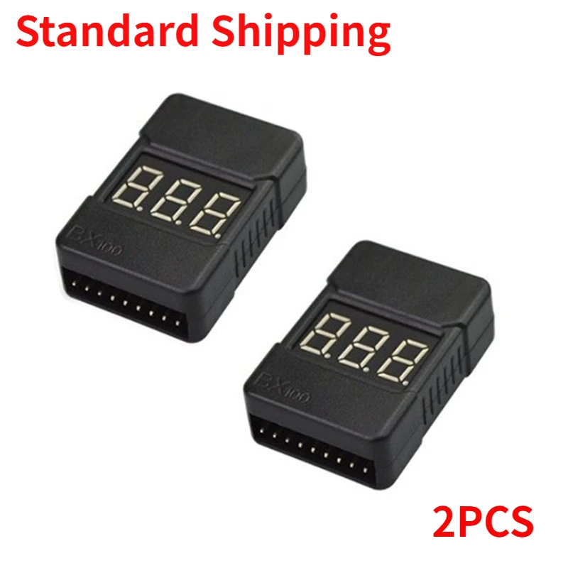 2PCS BX100 1S-8S Battery Voltage Meter Tester Lipo Battery Monitor Buzzer Alarm for RC Airplane Helicopter FPV Drone DIY Parts
2PCS BX100 1S-8S Battery Voltage Meter Tester Lipo Battery Monitor Buzzer Alarm for RC Airplane Helicopter FPV Drone DIY Parts