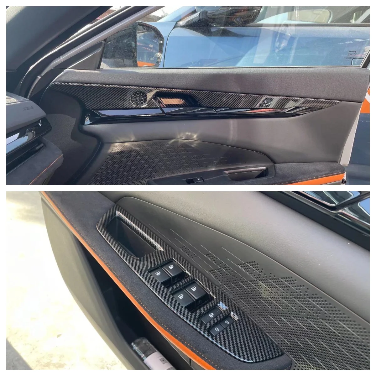 For Changan UNIV UNI-V Accessories 2022-2024 ABS Carbon Car Inner Door Handle Armrest Window glass switch Decoration Accessories
For Changan UNIV UNI-V Accessories 2022-2024 ABS Carbon Car Inner Door Handle Armrest Window glass switch Decoration Accessories