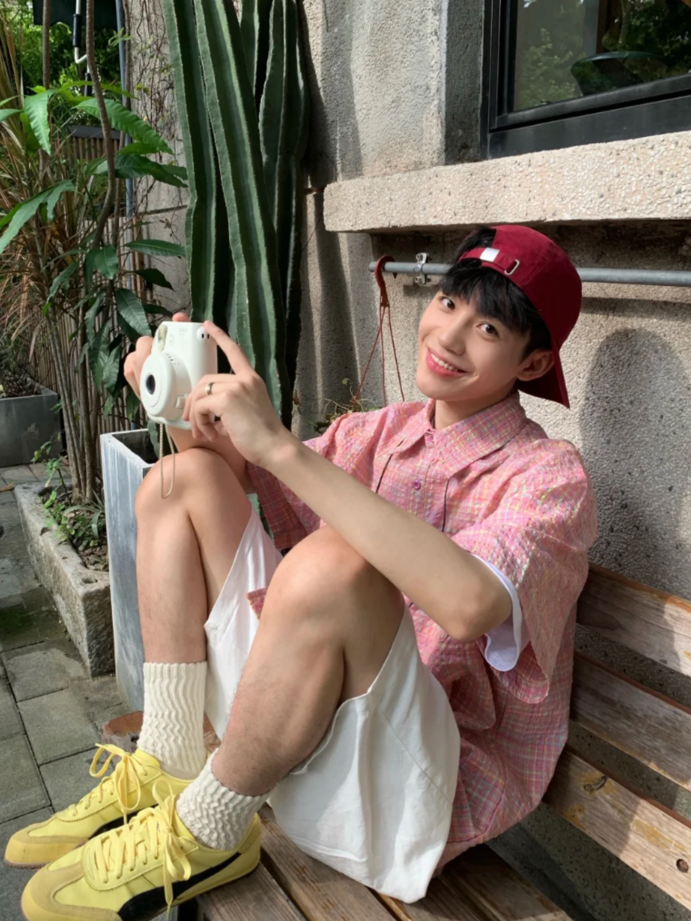 Summer Men's ort Sve Bubble irt Beach Casual Loose Fit Faion Outerwear Pink Bubble Fabric Breathable Comfortable
Summer Men's ort Sve Bubble irt Beach Casual Loose Fit Faion Outerwear Pink Bubble Fabric Breathable Comfortable