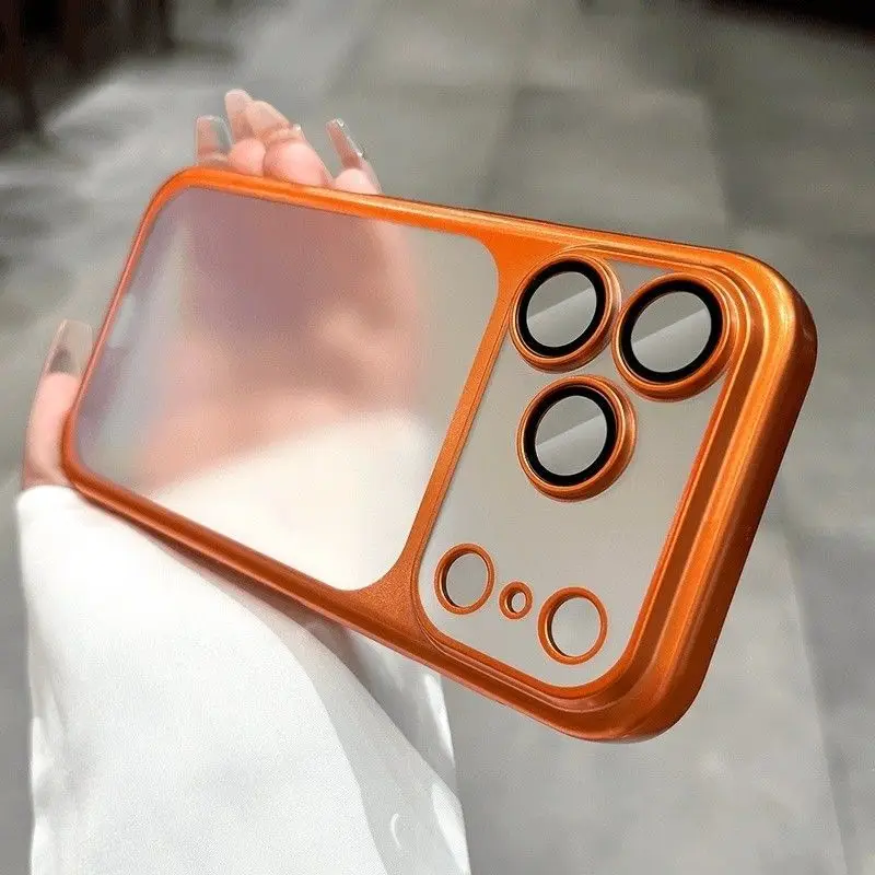 Новый матовый прозрачный чехол для телефона для iPhone 17 Pro 14, 16, 15, 13, 11, 12 Pro Max с воздушным покрытием, защитная рамка для камеры, противоударный чехол
Новый матовый прозрачный чехол для телефона для iPhone 17 Pro 14, 16, 15, 13, 11, 12 Pro Max с воздушным покрытием, защитная рамка для камеры, противоударный чехол