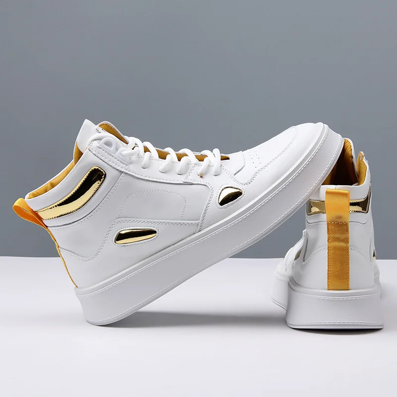 Thick Sole High Top Board Shoes for Men 2023 New Lightweight Trend Small White Shoes Comfortable Sports Shoes Casual Men's Shoes
Thick Sole High Top Board Shoes for Men 2023 New Lightweight Trend Small White Shoes Comfortable Sports Shoes Casual Men's Shoes