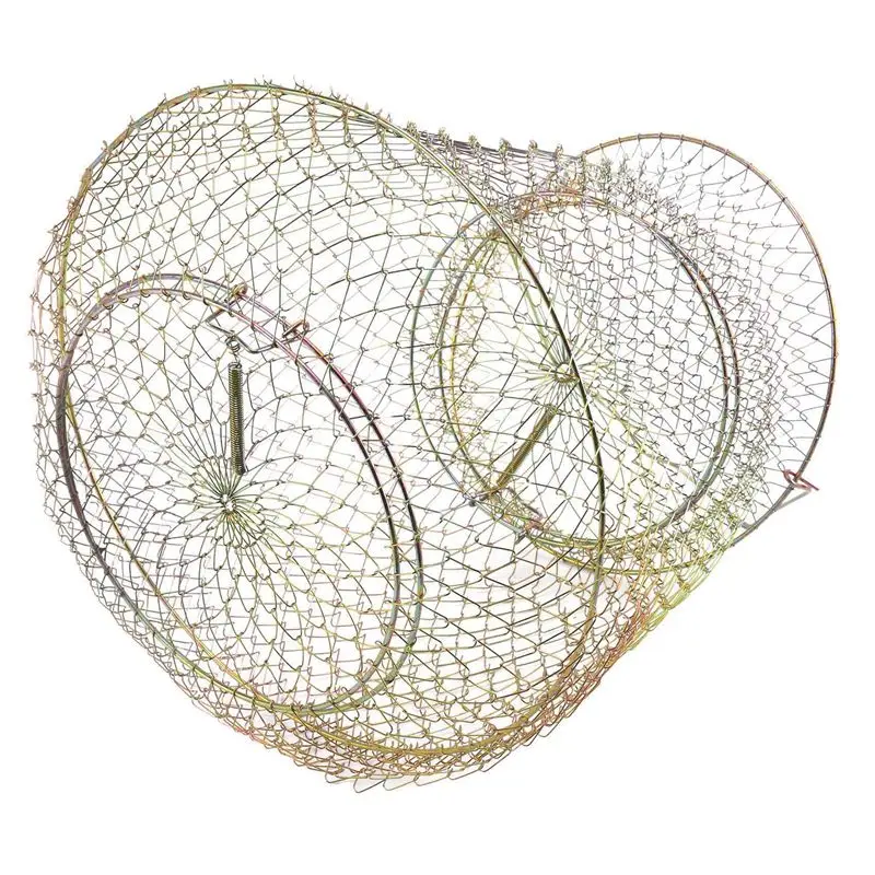 ABKV-2X Foldable Portable Steel Wire Fishing Pot Trap Net Crab Crawdad Cage Fish Basket
ABKV-2X Foldable Portable Steel Wire Fishing Pot Trap Net Crab Crawdad Cage Fish Basket