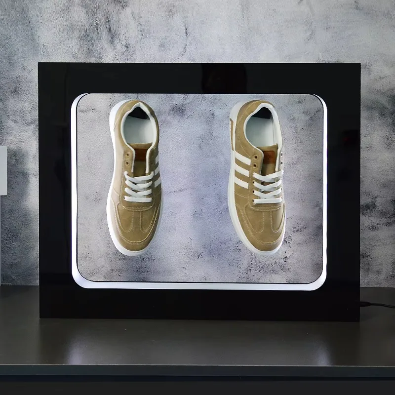 High Quality Levitating Floating Shoe Display Rotating Spin Sneaker Stand for Fashionable Footwear Presentation
High Quality Levitating Floating Shoe Display Rotating Spin Sneaker Stand for Fashionable Footwear Presentation