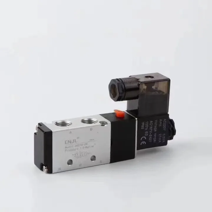 Limited Offer 4V210-08 Single Control Solenoid Valve, 5/2 Way Pneumatic Valve With Sealing Ring
Limited Offer 4V210-08 Single Control Solenoid Valve, 5/2 Way Pneumatic Valve With Sealing Ring