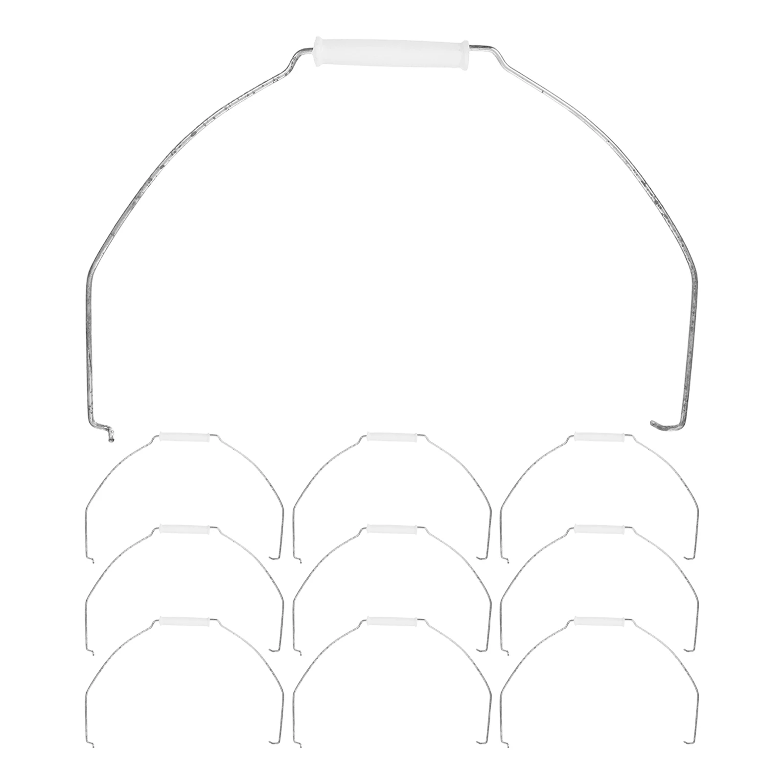 10pcs Iron Handle Bucket Grip for Replacement Durable Plastic Compact Pail Handles Ergonomic Design Easy Install
10pcs Iron Handle Bucket Grip for Replacement Durable Plastic Compact Pail Handles Ergonomic Design Easy Install