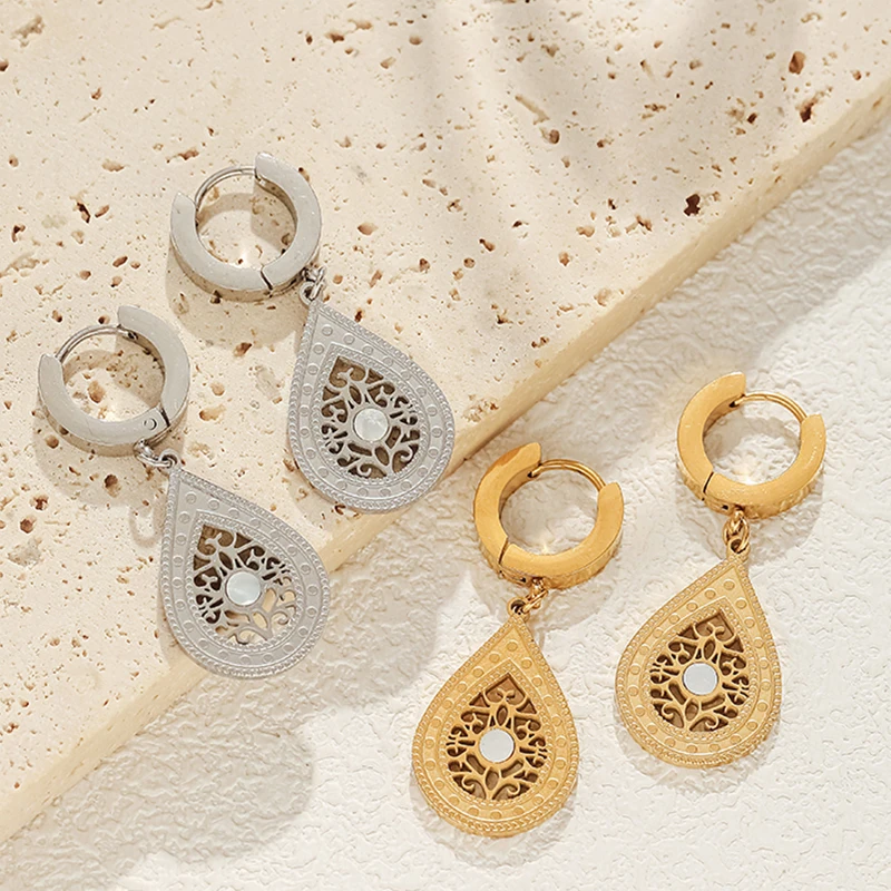 PAPERPLUS Stainless Steel Waterdrop Earrings for Women Classic Trendy Charms Accessory Daily Life Room Jewelry
PAPERPLUS Stainless Steel Waterdrop Earrings for Women Classic Trendy Charms Accessory Daily Life Room Jewelry