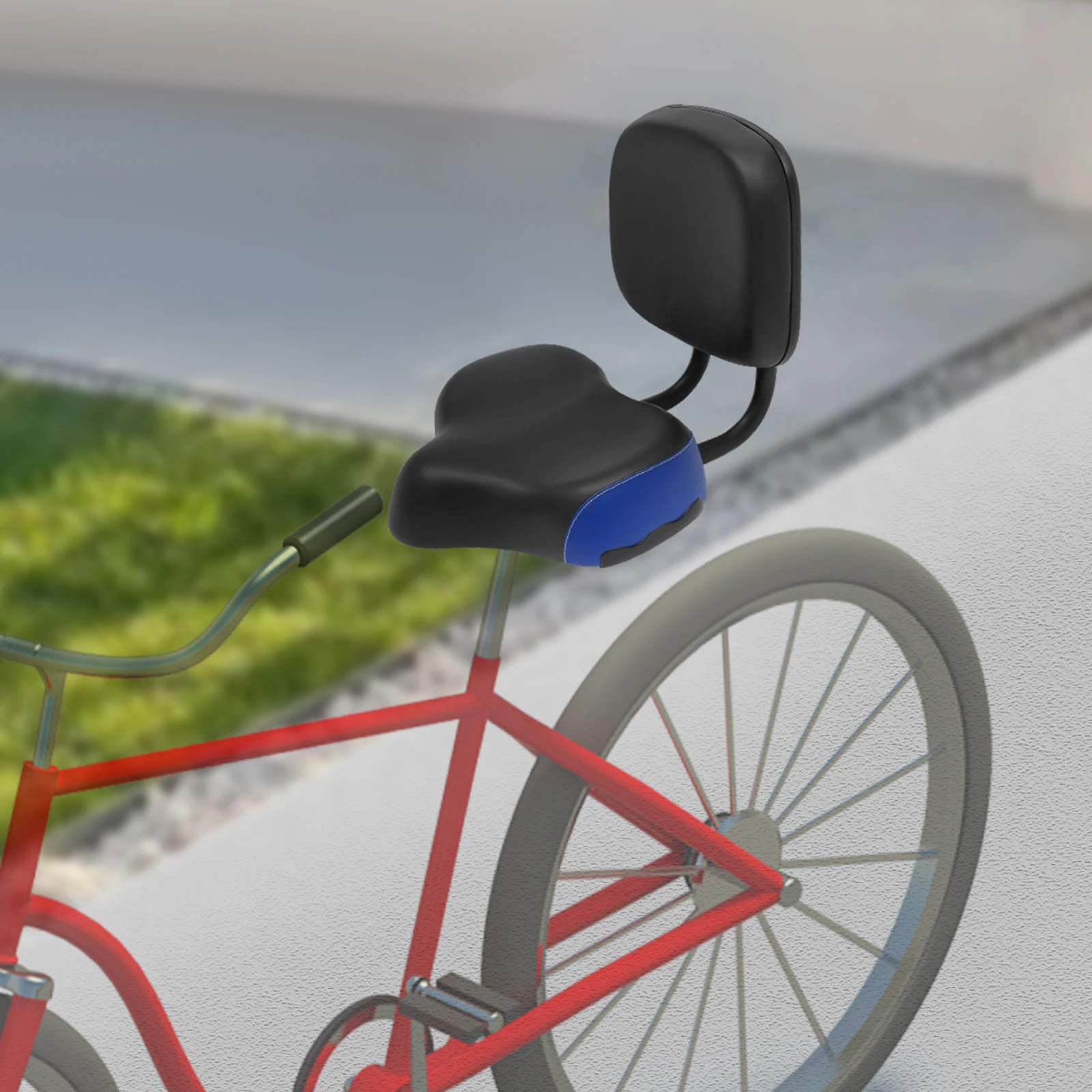Wide Large Soft Comfortable Tricycle Bicycle Bike Saddle Seat Pad With Back Rest Oversize Comfort Saddle
Wide Large Soft Comfortable Tricycle Bicycle Bike Saddle Seat Pad With Back Rest Oversize Comfort Saddle