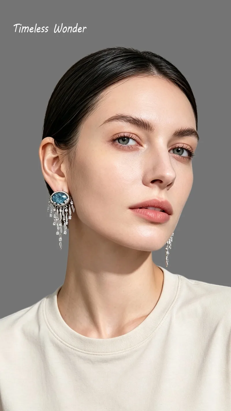 Timeless Wonder Fancy Crystal Zircon Geo Tassel Button Earrings Women Designer Jewelry Punk Sweet Gift Rare Top Classy 3346
Timeless Wonder Fancy Crystal Zircon Geo Tassel Button Earrings Women Designer Jewelry Punk Sweet Gift Rare Top Classy 3346