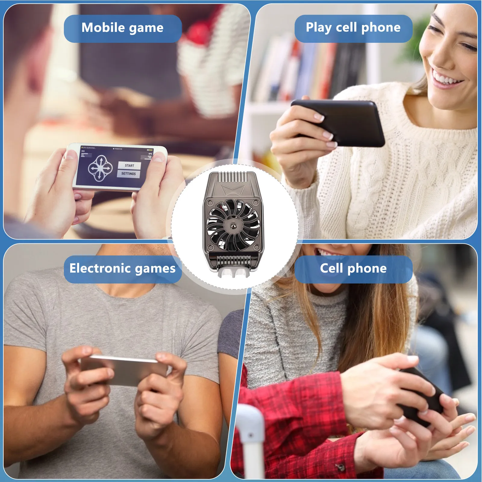 1Pcs Compact Smartphone Cooler Exquisitely Crafted Lightweight Phone Radiator Super Silent Fast Heat Dissipation Mobile Phone
1Pcs Compact Smartphone Cooler Exquisitely Crafted Lightweight Phone Radiator Super Silent Fast Heat Dissipation Mobile Phone