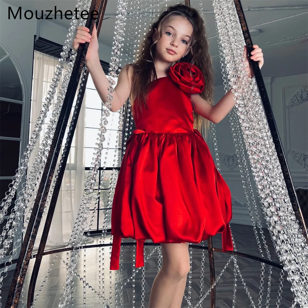 Mouzhetee A-Line Flowers Red One-Shoulder Flowers Girl Dresses Wedding Party Dress for Kids Flowers Girls Prom Gowns Custom Made
Mouzhetee A-Line Flowers Red One-Shoulder Flowers Girl Dresses Wedding Party Dress for Kids Flowers Girls Prom Gowns Custom Made