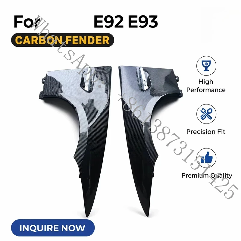 Suitable Carbon Fiber Front Fenders E92 / E93 2007-2013, Side Panel| Adjust to OEM Style| Style M3
Suitable Carbon Fiber Front Fenders E92 / E93 2007-2013, Side Panel| Adjust to OEM Style| Style M3