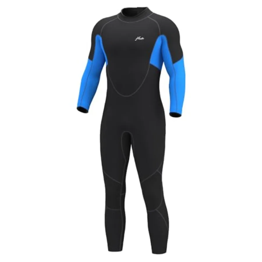 Cold water scuba diving surfing swimming wetsuit: 5/4/3/2mm neoprene full suit black thermal insulation and flexibility
Cold water scuba diving surfing swimming wetsuit: 5/4/3/2mm neoprene full suit black thermal insulation and flexibility